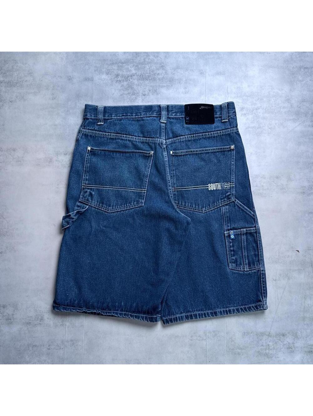 Y2K Southpole Skater Carpenter Baggy 00s blue jorts shorts